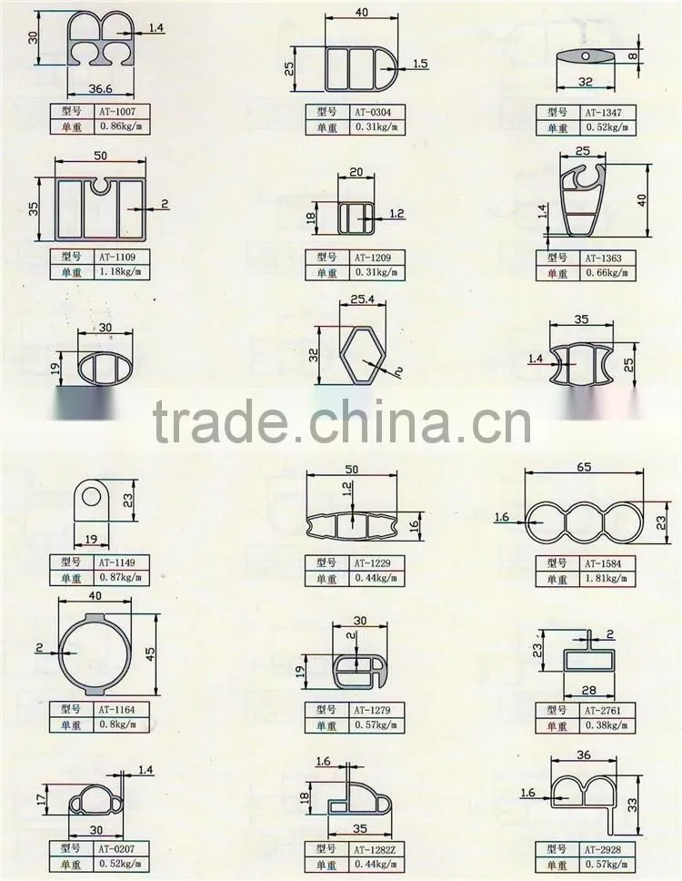Aluminum table frame