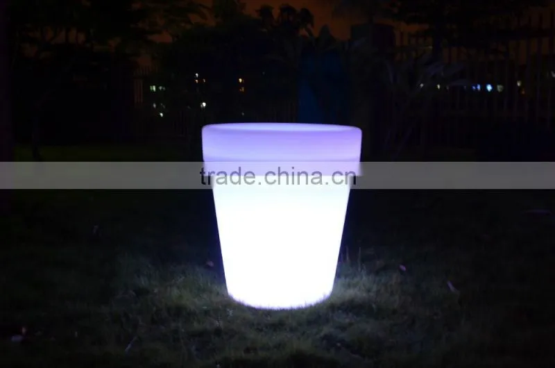flower pot stands designs/commercial christmas decorations for sale/ beautiful led planter