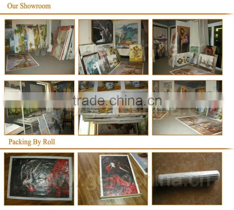 Hand Painted Decorative Pictures oil painting wood frames