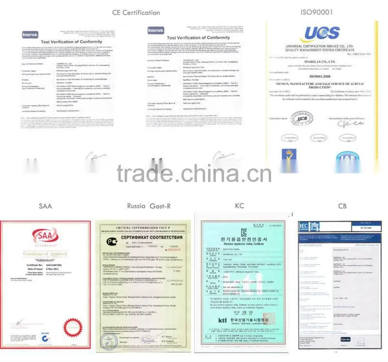 A200 Spa tub /Massage bathtub/hot tubs with CE approved