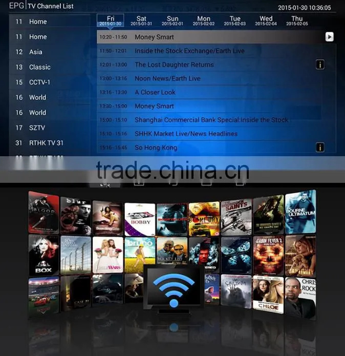 K2 Pro 4K Android 5.1 Smart TV Box Quad Core Amlogic S905 Cpu Model KII Pro Dvb-T2+S2 Andrord TV Box