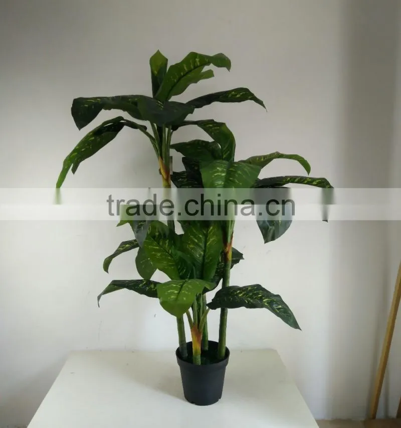 artificial dieffenbachia fake green plant