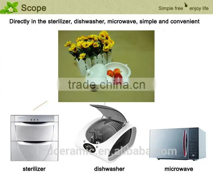 Made in China promotional plain artistic ceramic cup