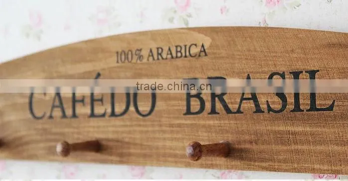 brown zakka wooden wall hanging