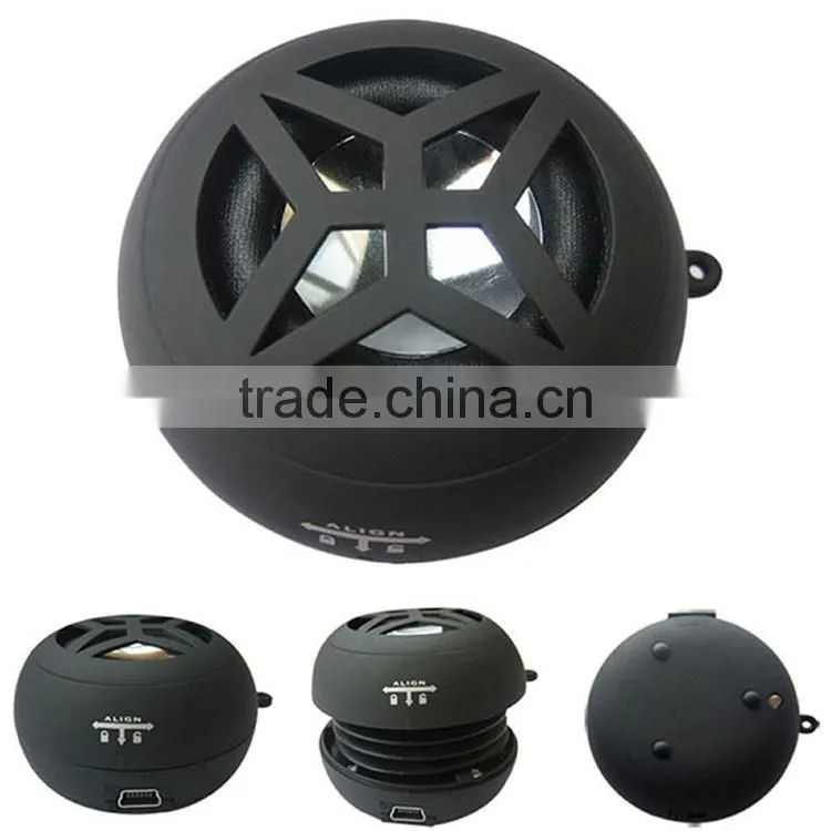 New gadget Christmas promotion gift portable laptop mini hamburger speaker