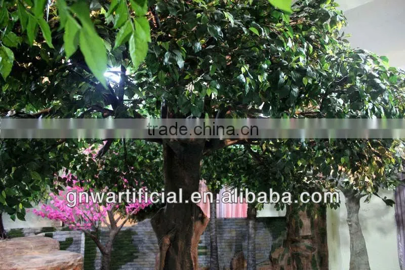 BTR011 5 GNW Artificial Tree Banyan 14ft high for Hotel restaurant decoration indoor