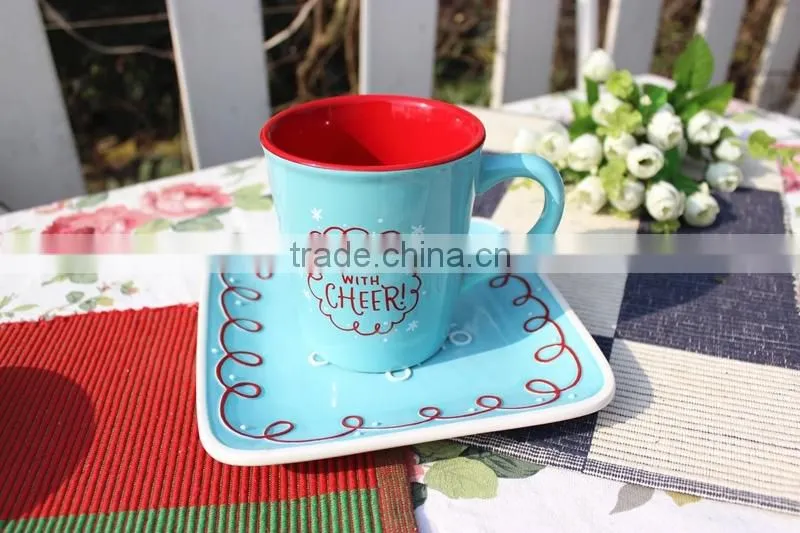 Coffee Set Cup And Saucer