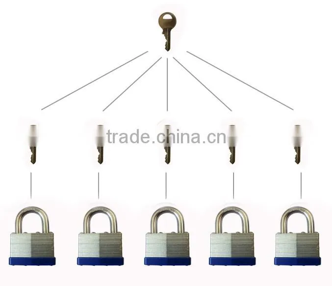 Laminated padlock for container
