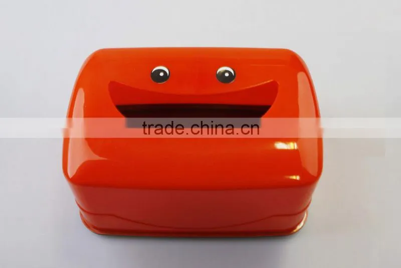 Smiling Face Nice Design PP Plastic Tissue Box