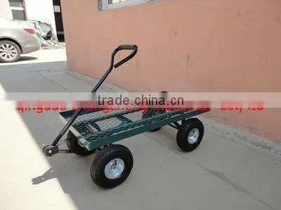 1200 lbs utility flatbed mesh cart
