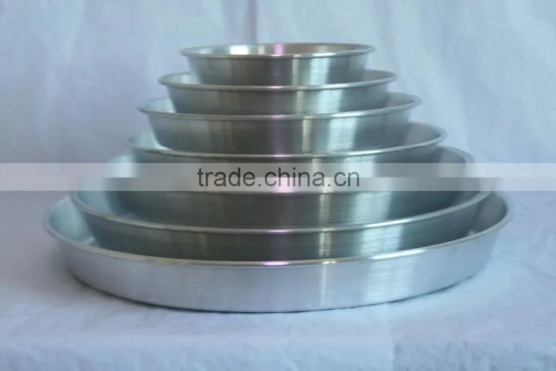 LY Aluminum Sanding Middle-deep Round Trays
