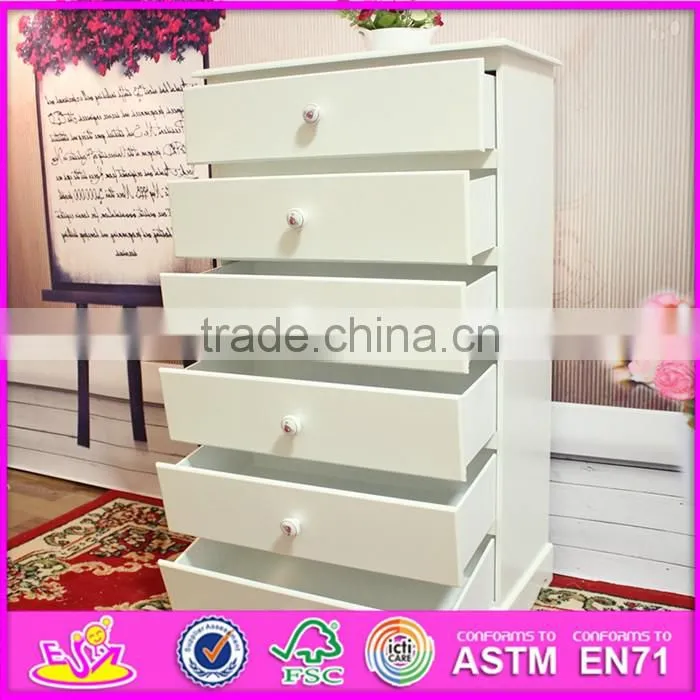 2016 wholesale bedroom white solid wood cabinets W08H065