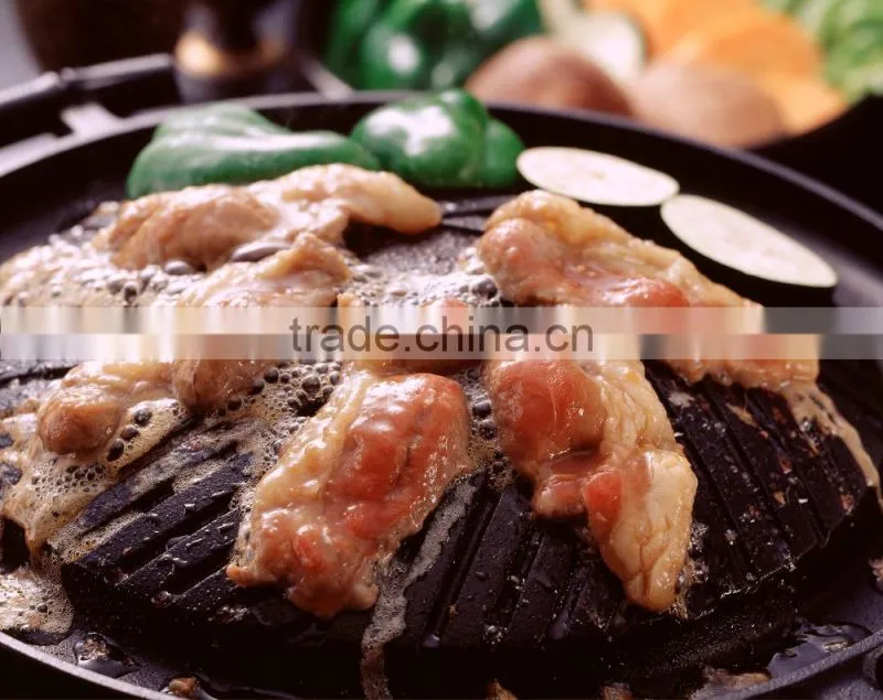 Iron Japanese Barbeque Grill Plate for Mutton Barbeque