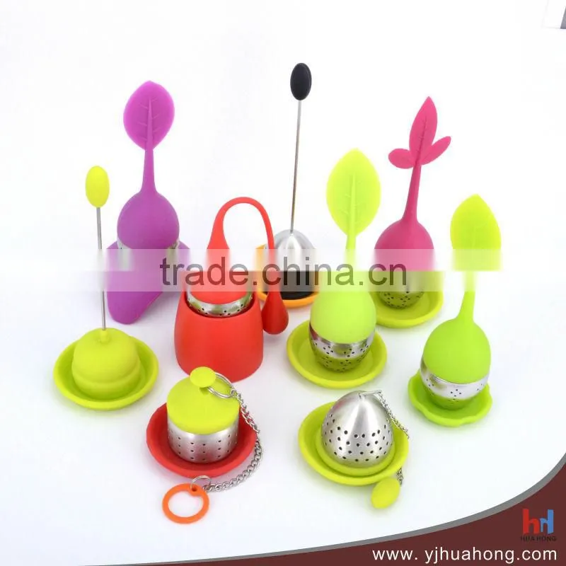Silicone Tea Infuser,Tea Ball,Tea Strainer With holder