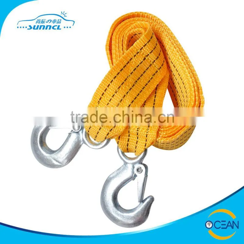 6T 4M Length Car Emergency Elastic Luggage Strap , Car Tow Rope