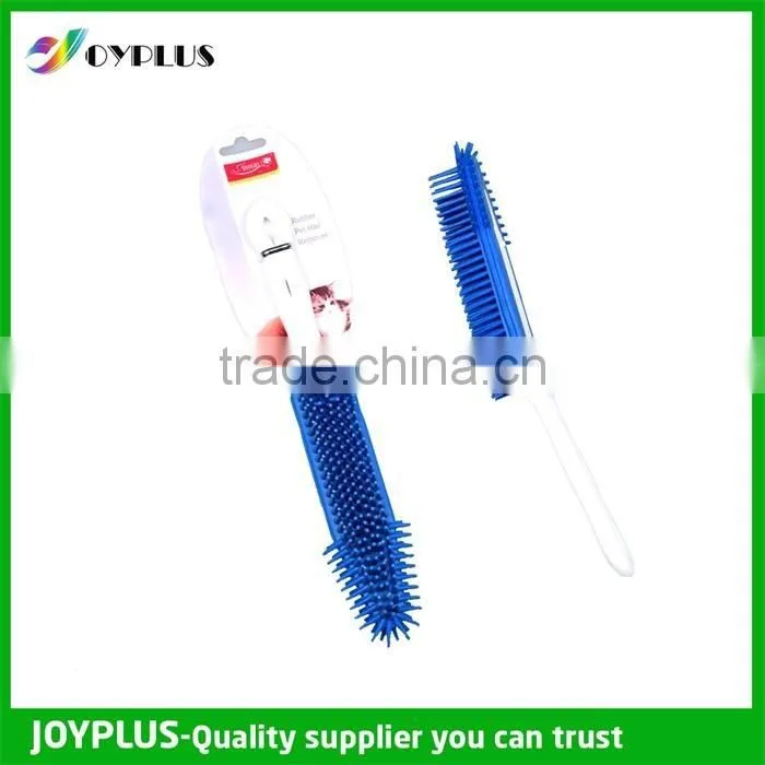 Pets rubber grooming brush