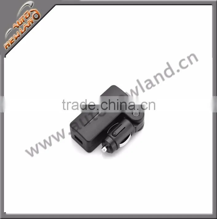 ABS car phone charger with high brightness LED