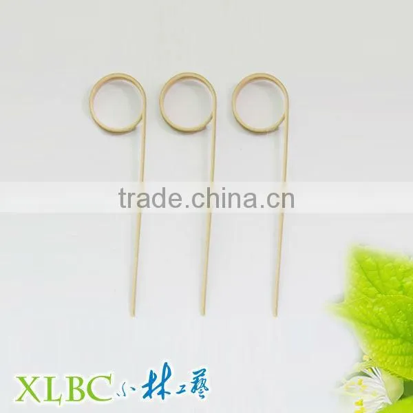 Eco-friendly Bamboo looped skewers