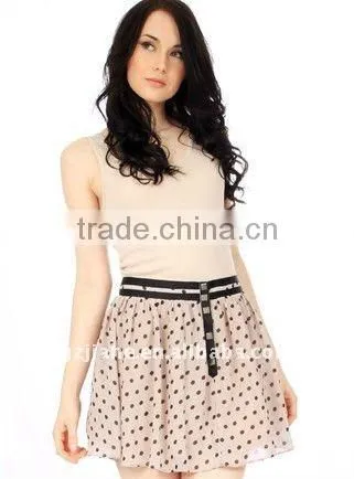 2012 fashion and popular spot lady beautiful long skirts