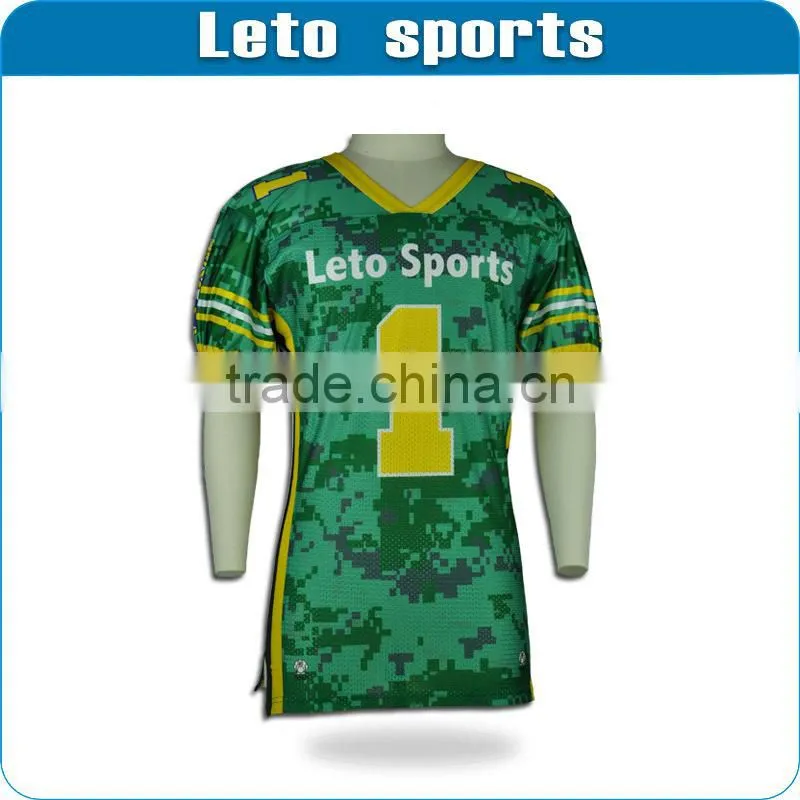 Sublimated american football jersey uniform china football