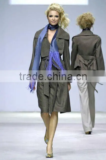 ladies wool fashion coats woollen long coats