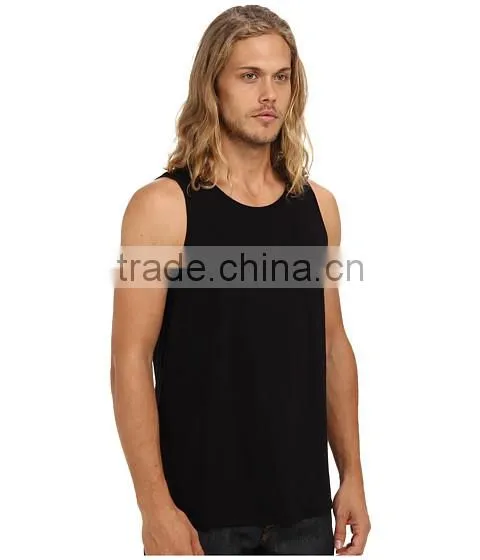 Wholesale Cheap Black Plain Tank Top