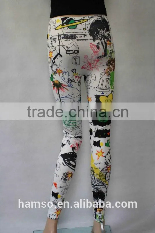colorful women's lovely cartoon leggings