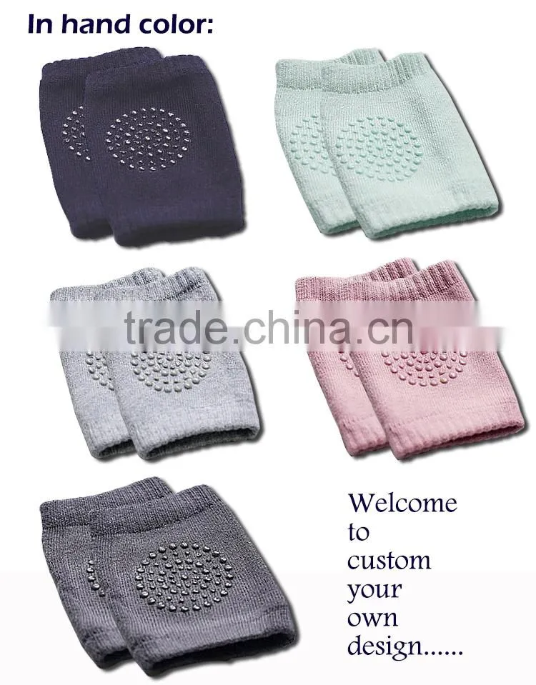 Free sample anti-slip toddlers kneecap cotton leg warmer