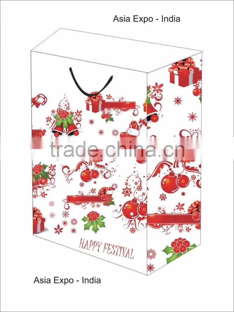 Gift Packaging bag with floral design