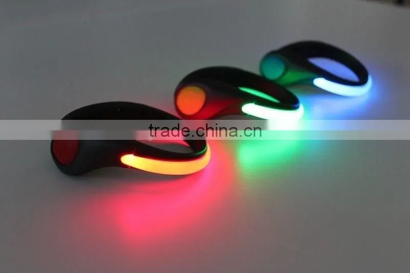 2015 New design flashing SHOE HOLDER fit for outdoor sports products running riding light in the night