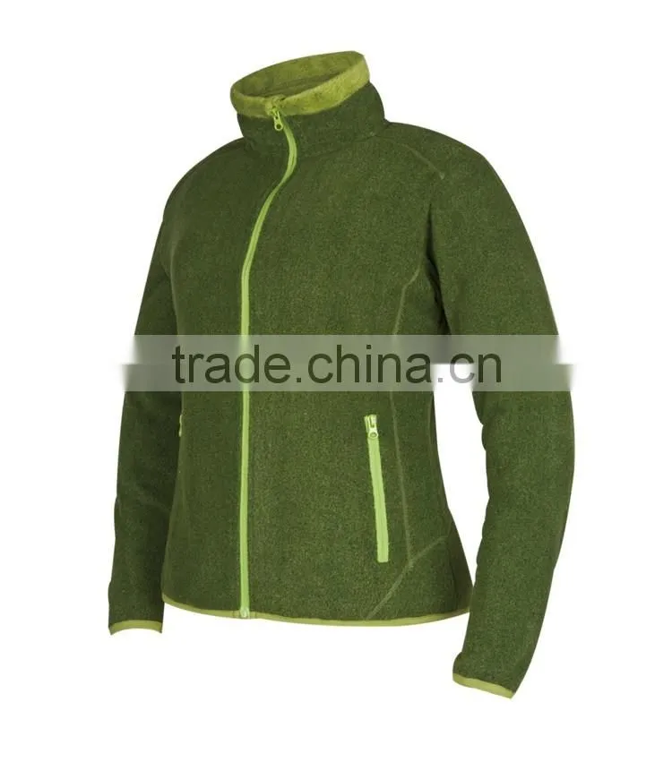 Custom high quality fashion sports polar 100% polyester fleece Jacket