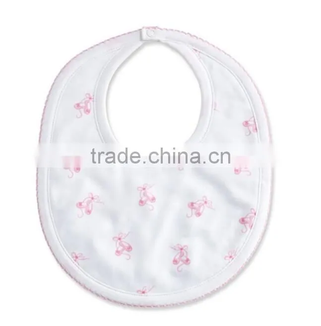 Pima cotton print pattern baby drool bibs unisex bandana bibs