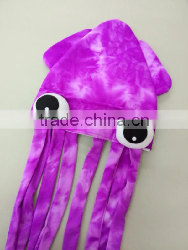OCTOPUS HAT NOVELTY CARNIVAL STYLE COSTUME HAT - ONE SIZE FITS MOST