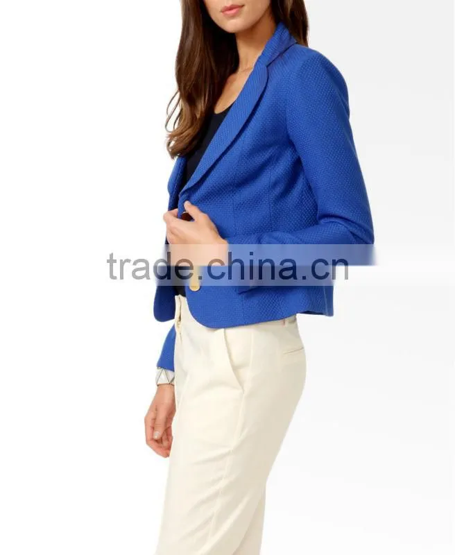 Essential Jacquard Lady Woven Blazer