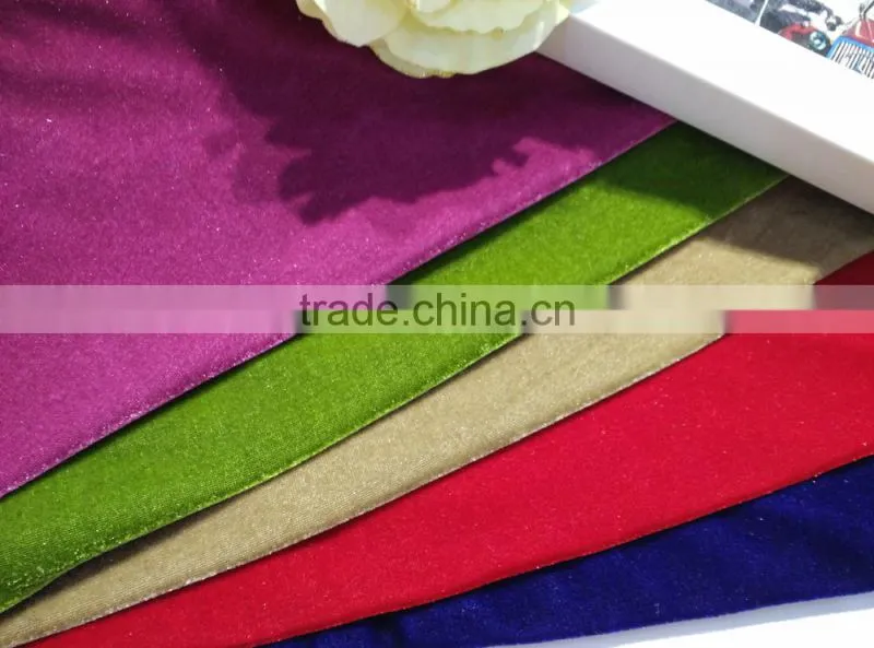100% polyester wholesale spun velvet fabric for sofa cover