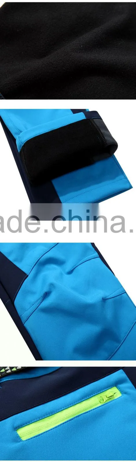 Keep Warm Polyester Hiking Trousers Jogger Pants Men