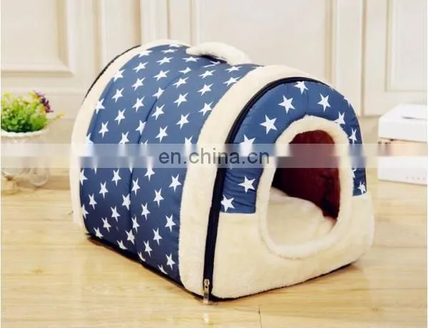 Portable Foldable Pet Dog Puppy Cat House Bed Cave Carpet Covers