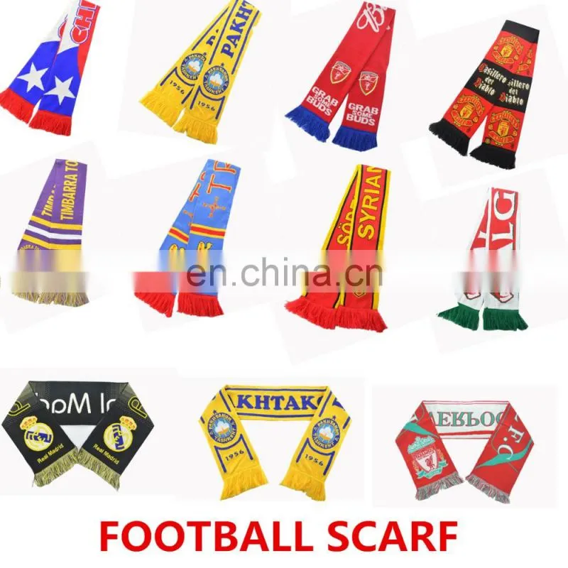 2016 Hot Style Fans Sport Scarf Football Team Scarf