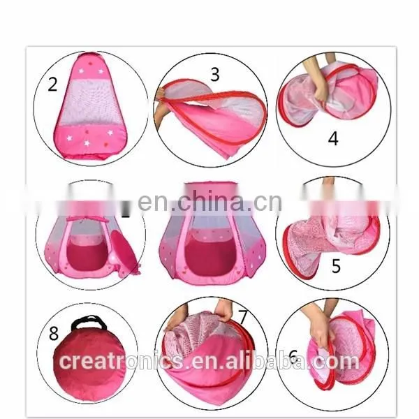Outdoor&Indoor New Portable Baby Toys Childs Foldable Girl Children Kids Igloo Child Kid Princess Castle Kids Play Tent