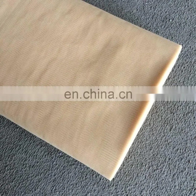 Hard Hand Feeling 72" X 50Y Tulle Bolt -Sand
