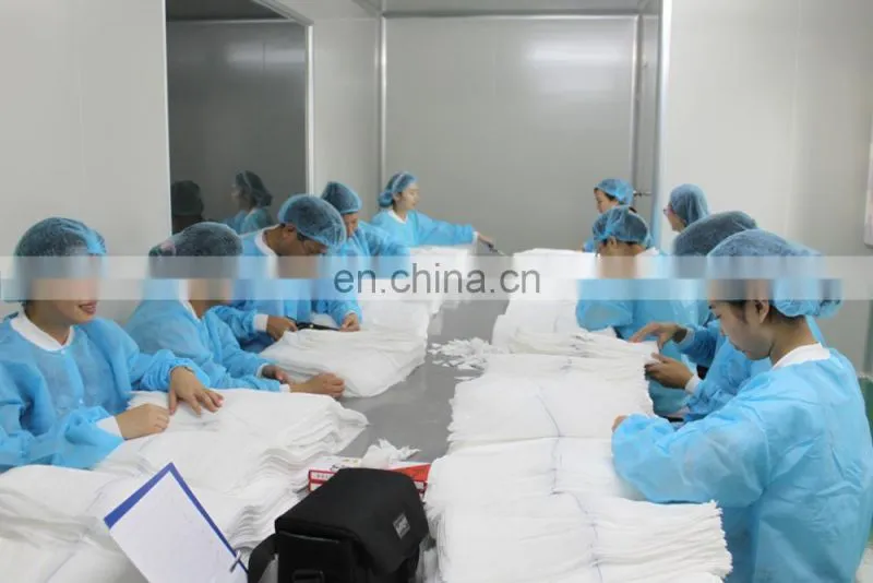 HQ standard 45GSM Blue SMS disposable medical surgical gown sterile