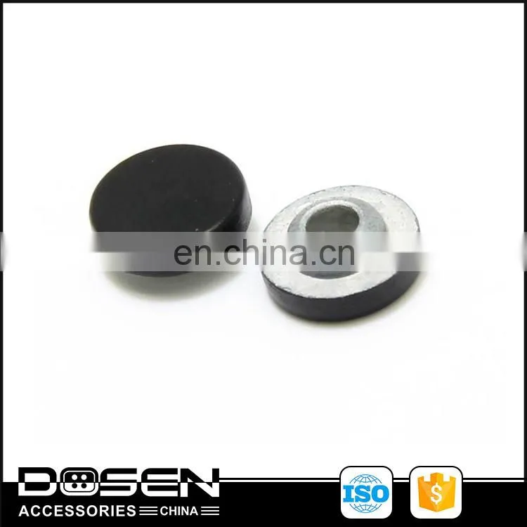 Black Paint Flat Surface Metal Casual Rivets Wholesale Shoes Spikes Clothing Metal Studs For Belt Boots Leather Jacket Coat