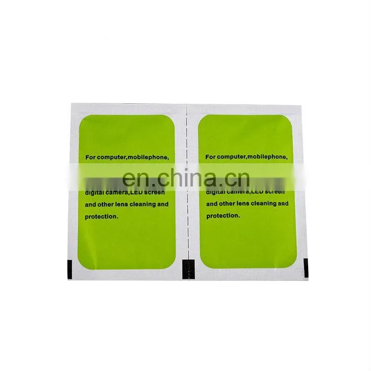 hi-quality promotion logos tailor made glass cleaning wipe