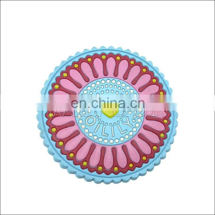 cute PVC coaster/cup pad as kids' gifts for promotion & advertising