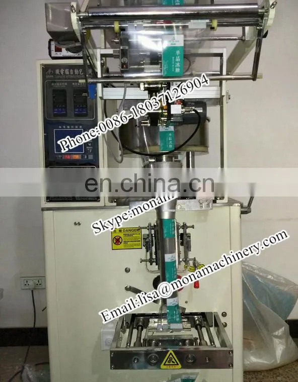 Vertical small plastic bag 4 sides seal ketchup/food/tomato paste automatic packing machine