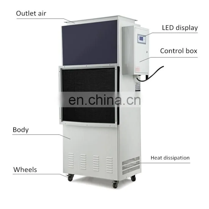 dehumidifier with heating function drying food chilli 10Kg/H