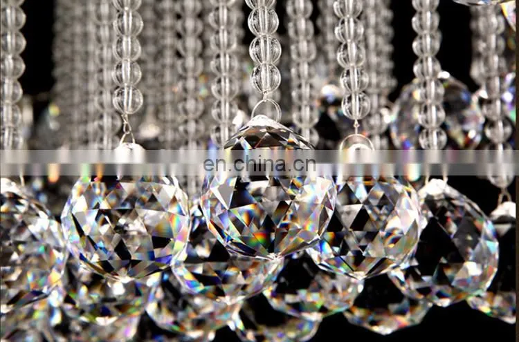 Square crystal LED ceiling Light crystal light chandelier