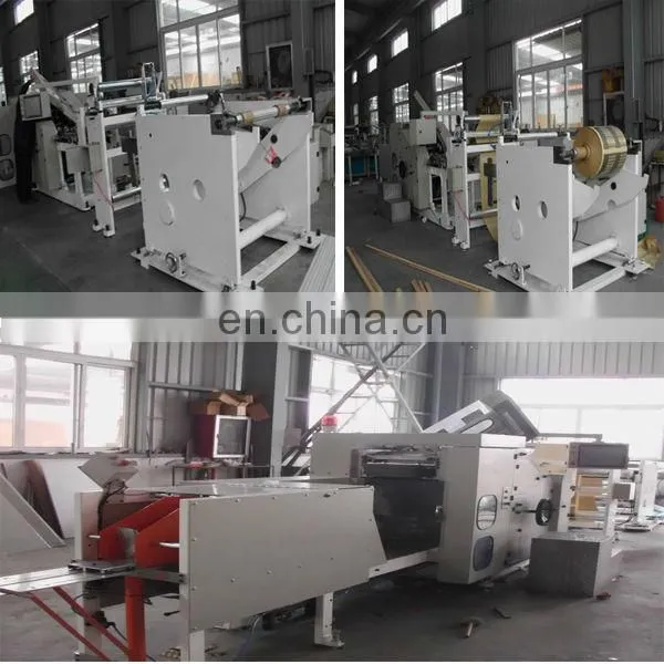 HAS VIDEO Rectangular Flat Bottom Paper Bag Making Machine