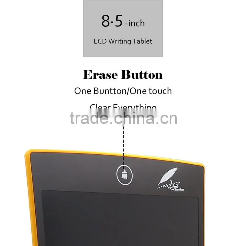 2016 wholesale 8.5 inches Boogie board lcd ewriter paperless LCD writing tablet kids electronic LCD writing Pad