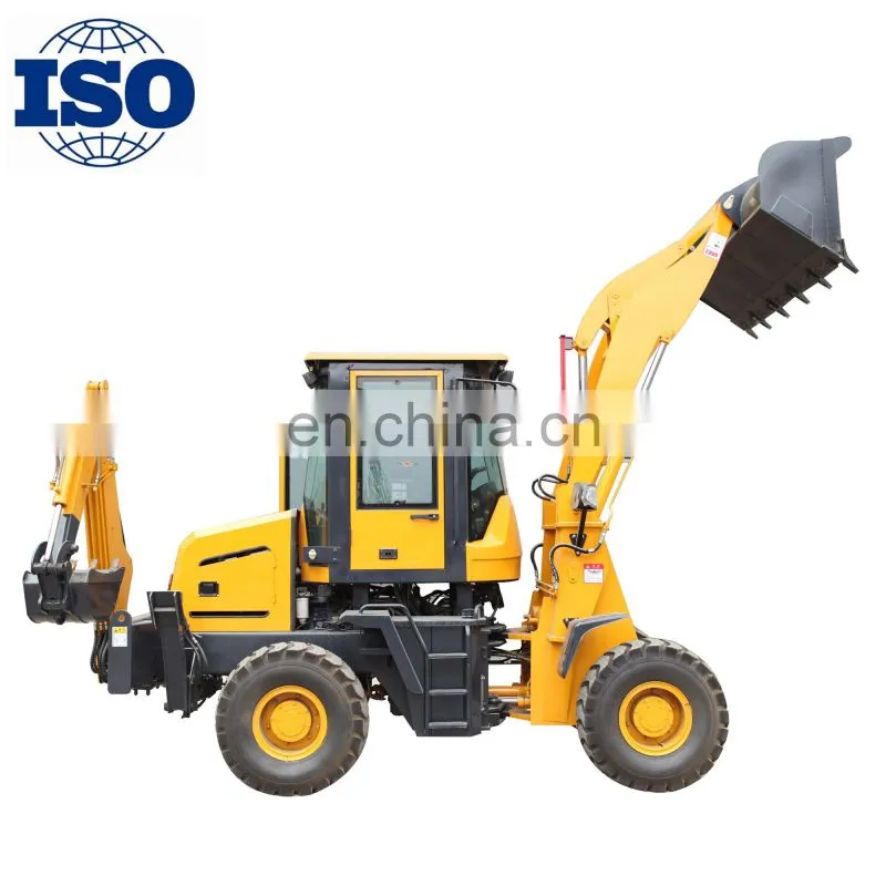 Hydraulic Backhoe Loader with Bucket